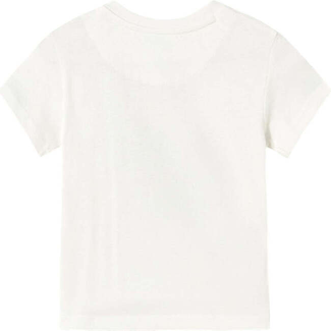 Dinosaur Bike T-Shirt, Cream - T-Shirts - 2