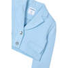 Cropped Sky Jacket, Blue - Jackets - 3