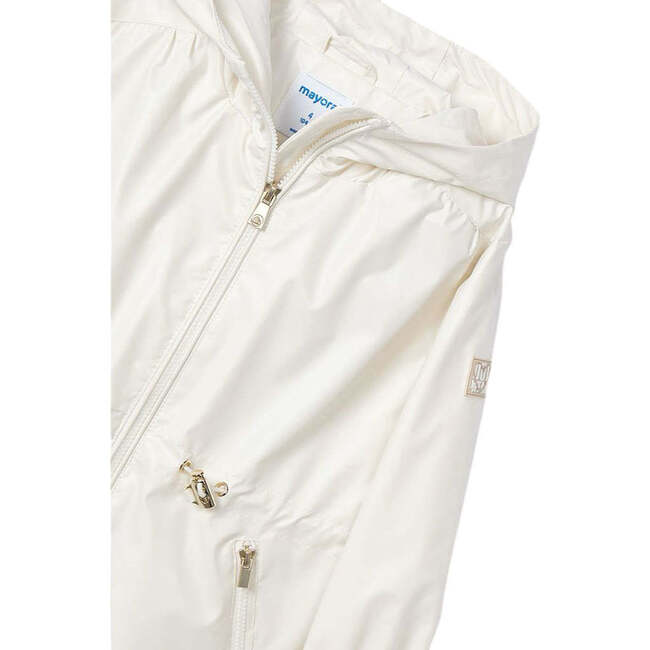 Cream Windbreaker, Natural - Jackets - 3