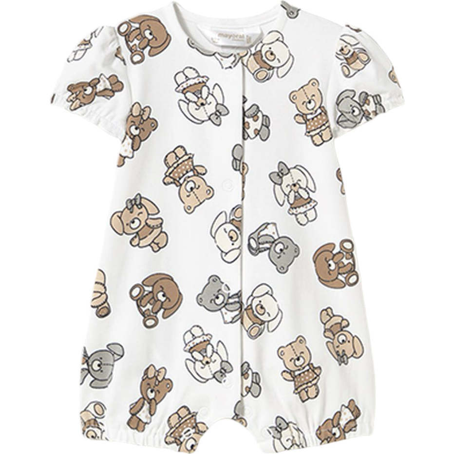 Cookie Teddy Bear Pyjamas, Beige - Pajamas - 1