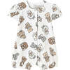Cookie Teddy Bear Pyjamas, Beige - Pajamas - 1 - thumbnail