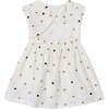 Cinnamon Embroidered Polka Dot Dress, Natural - Dresses - 2