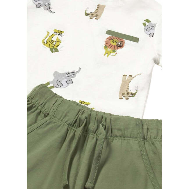 Boys Safari Gold Knit Set, Multi - Mixed Apparel Set - 4