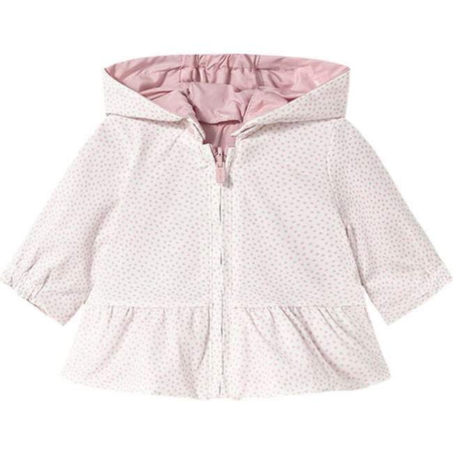 Baby Rose Newborn Reversible Windbreaker, Pink