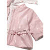 Baby Rose Newborn Reversible Windbreaker, Pink - Jackets - 4