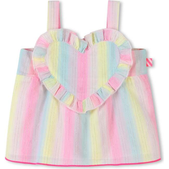 Stripe Heart Shorts Set, Multi - Mixed Apparel Set - 3