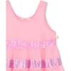 Sequin Striped Dress, Pink - Dresses - 3