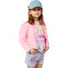 Rainbow Sequin Bow Cap, Light Blue - Hats - 2