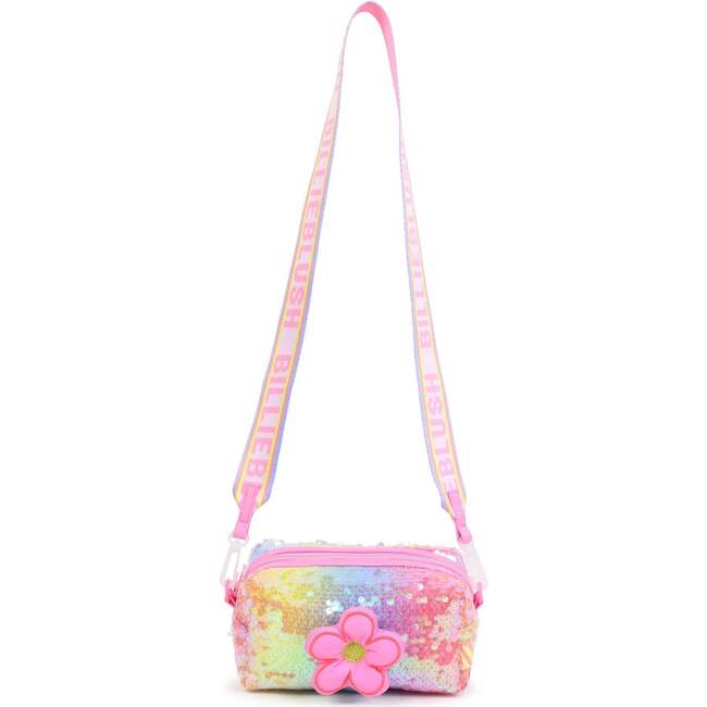 Rainbow Sequin Flower Case, Pink - Bags - 7