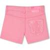 Pop Denim Sequin Pocket Shorts, Pink - Shorts - 2