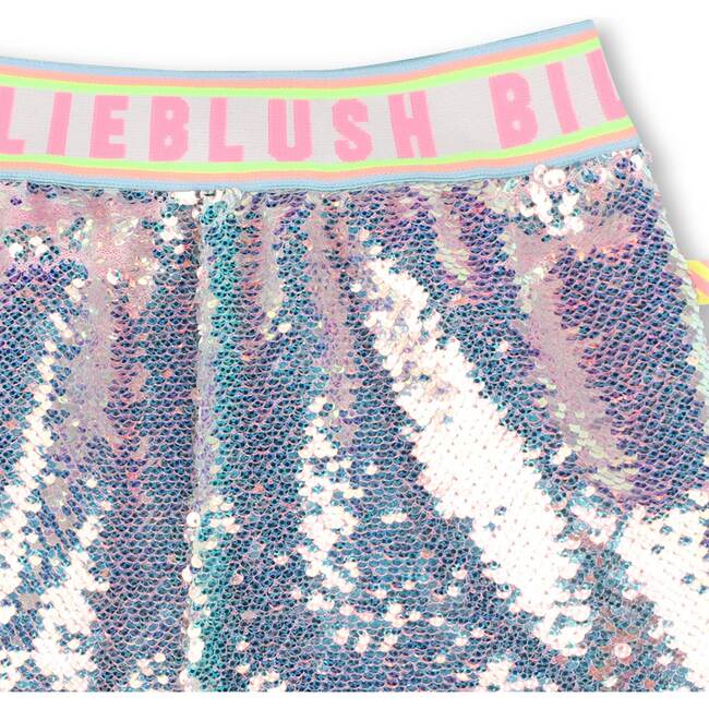 Powder Sequin Beach Glass Shorts, Blue - Shorts - 4