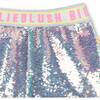 Powder Sequin Beach Glass Shorts, Blue - Shorts - 4