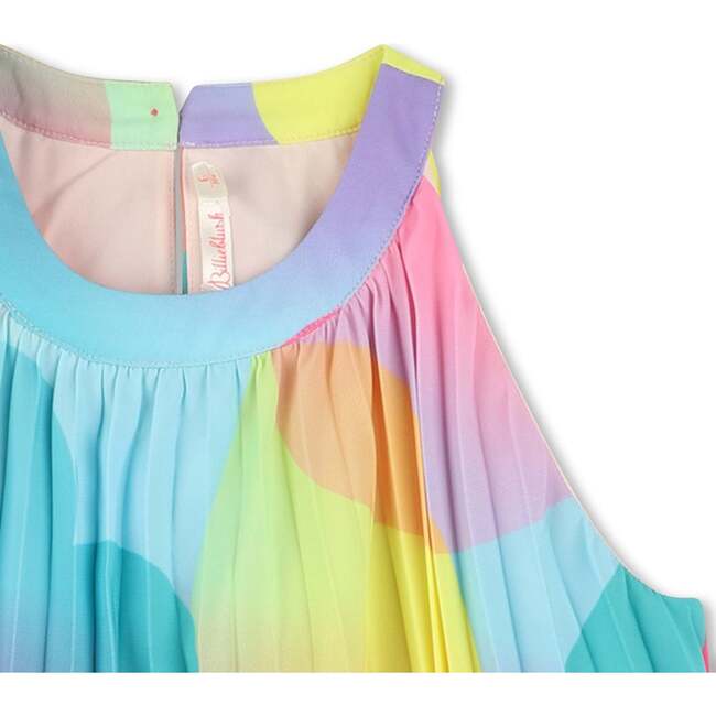 Plisse Print Pleated Dress, Multi - Dresses - 3