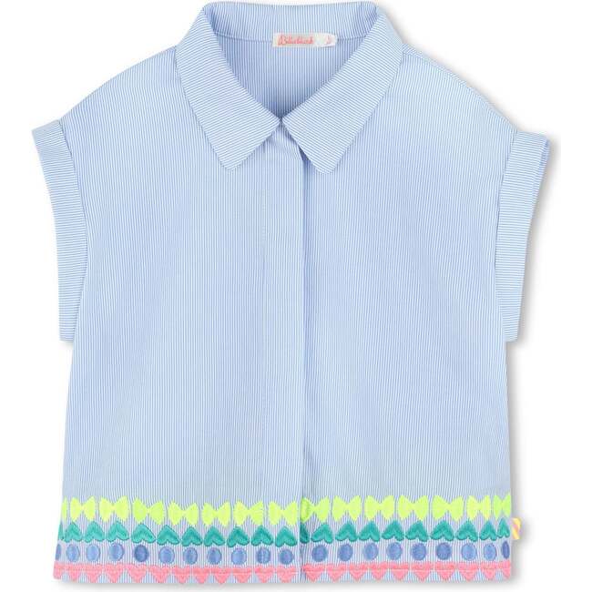 Ice Water Striped Shirt, Blue