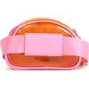 Pom Pom Applique Belt Bag, Orange - Bags - 5