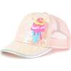 Icecream Baseball Cap, Pale Pink - Hats - 1 - thumbnail