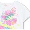 Multicolored Sequin Carnival T-Shirt, White - T-Shirts - 4