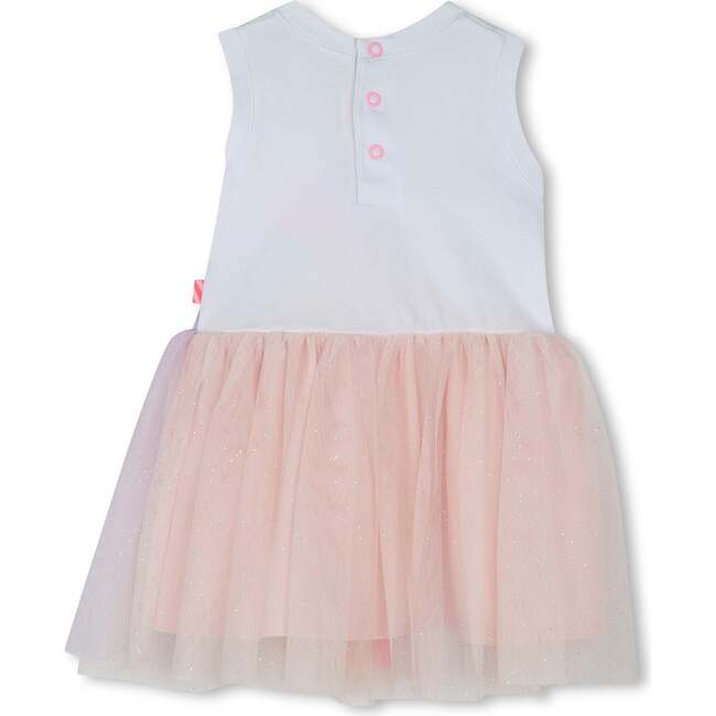 Ladybug Rainbow Dress Set, Pale Pink - Mixed Apparel Set - 4