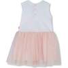 Ladybug Rainbow Dress Set, Pale Pink - Mixed Apparel Set - 4