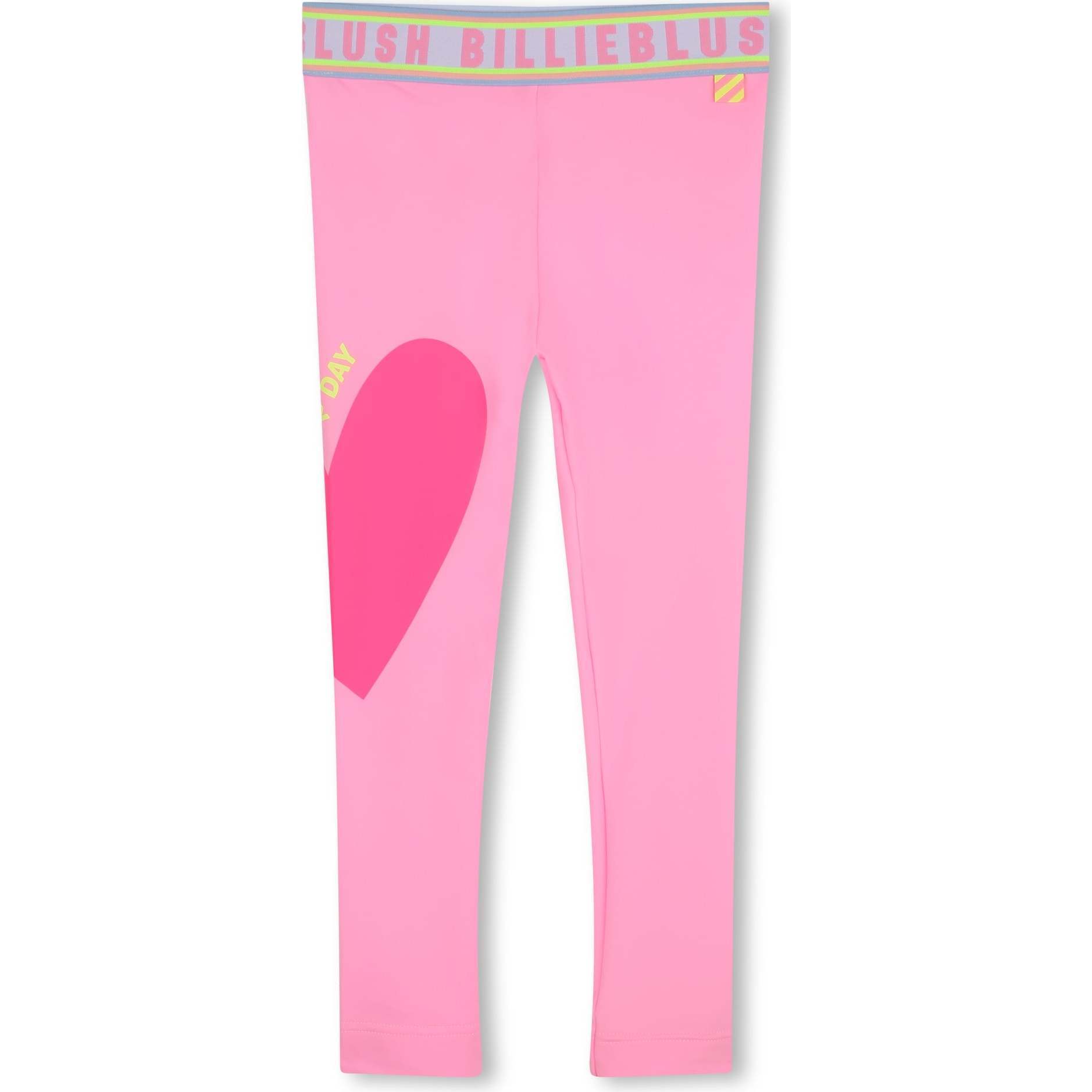 Bubblegum Heart Sign Leggings, Pink - Leggings - 1