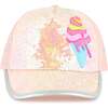 Icecream Baseball Cap, Pale Pink - Hats - 7