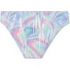 Beach Glass Ruffle Trim Bikini, Blue - Two Pieces - 6