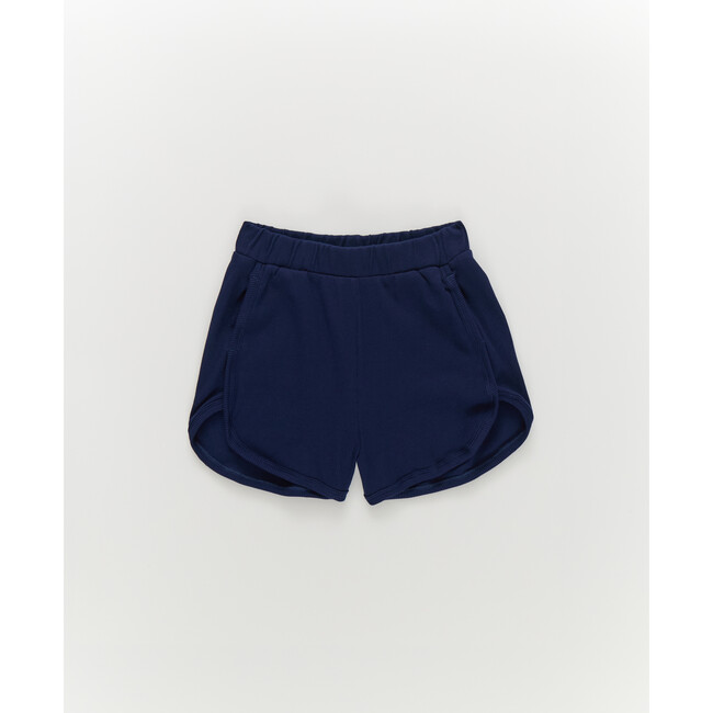 Girls Rib Shorts in Navy
