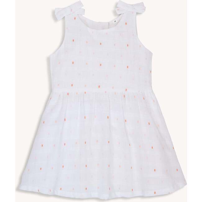 White Cotton Magnetic Easy Peasy Sleeveless Dress - Dresses - 1