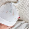 White Serene Safari Modal Magnetic Cozy Sleeper Gown + Hat Set - Nightgowns - 4