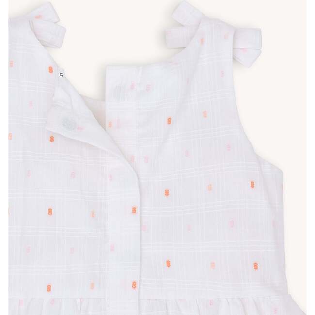 White Cotton Magnetic Easy Peasy Sleeveless Dress - Dresses - 2
