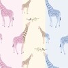 Pink Jolie Giraffe Organic Cotton Magnetic Open Bottom Gown + Hat Set - Nightgowns - 3