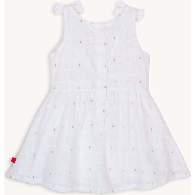 White Cotton Magnetic Easy Peasy Sleeveless Dress - Dresses - 3