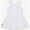 White Cotton Magnetic Easy Peasy Sleeveless Dress - Dresses - 3