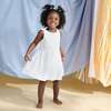 White Cotton Magnetic Easy Peasy Sleeveless Dress - Dresses - 4