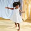 White Cotton Magnetic Easy Peasy Sleeveless Dress - Dresses - 5