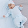 Pin Dot Blue Modal Magnetic Take-Me-Home Kimono Set - Mixed Apparel Set - 2