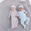 Pin Dot Blue Modal Magnetic Take-Me-Home Kimono Set - Mixed Apparel Set - 5