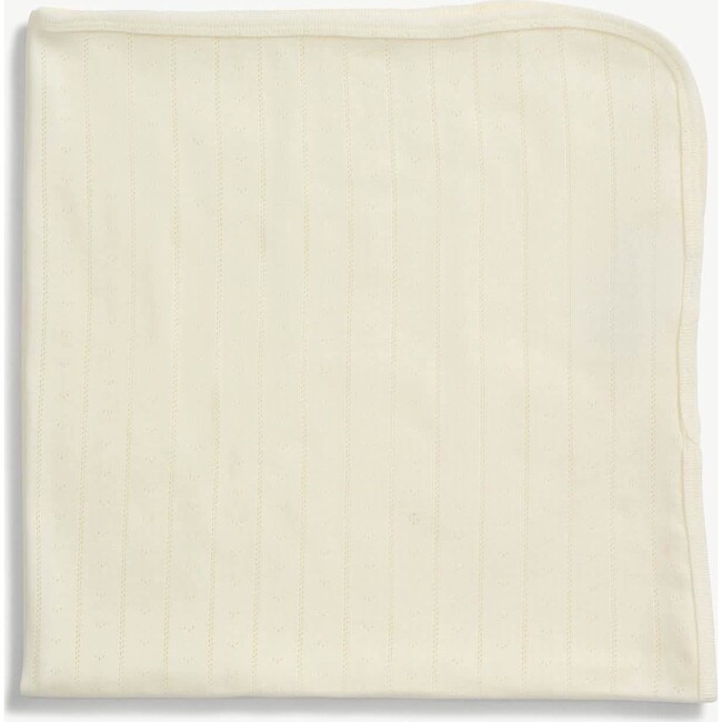 Love Lines Tofu Organic Cotton Pointelle Baby Blanket