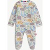 Little Lovin Organic Cotton Magnetic Footie - Footie Pajamas - 1 - thumbnail