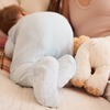 Love Lines Blue Organic Cotton Pointelle Magnetic Footie - Footie Pajamas - 5