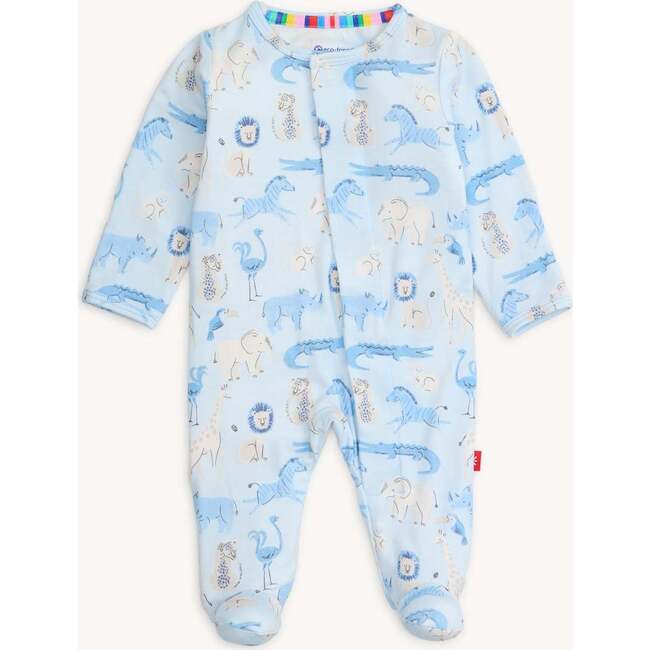 Jungle Jazz Modal Magnetic Footie - Footie Pajamas - 2