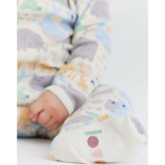 Little Lovin Organic Cotton Magnetic Footie - Footie Pajamas - 5