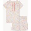 So-Fish-Ticated Modal Magnetic No Drama Pajama Short Sleeve Short Set With Ruffle - Pajamas - 1 - thumbnail