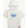 Disney x Magnetic Me Mickey Splatter Slub Cotton Hoodie T-Shirt - Sweatshirts - 1 - thumbnail