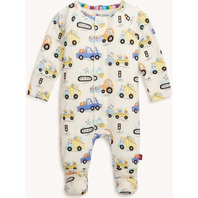 Delivered With Hare Modal Magnetic Footie - Footie Pajamas - 1
