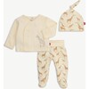 Cream Jolie Giraffe Organic Cotton Magnetic Take-Me-Home Kimono Set - Mixed Apparel Set - 1 - thumbnail