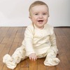 Cream Jolie Giraffe Organic Cotton Magnetic Take-Me-Home Kimono Set - Mixed Apparel Set - 2