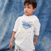 Disney x Magnetic Me Mickey Splatter Slub Cotton Hoodie T-Shirt - Sweatshirts - 4