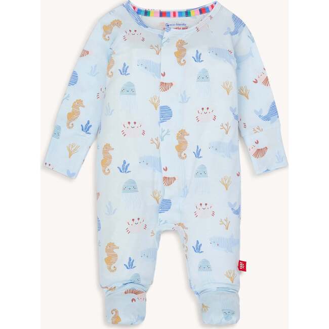 Deep Sea Jubilee Modal Magnetic Grow With Me Convertible Coverall - Rompers - 2