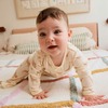 Cream Jolie Giraffe Organic Cotton Magnetic Footie - Footie Pajamas - 6